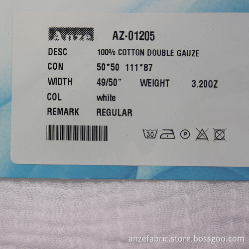 100% Cotton Fabric Organic Cotton Gauze Blouse